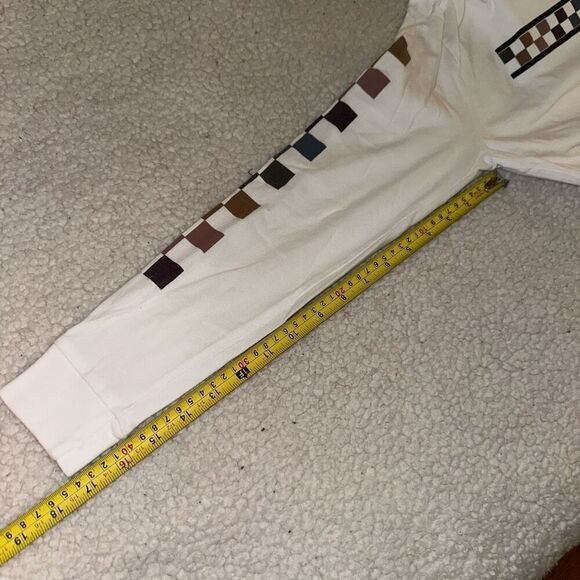 VANS Unisex White Long Sleeve Graphic Shirt Size Small - Picture 10 of 11